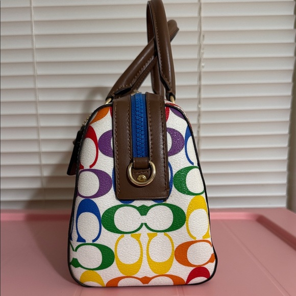 Coach Rowan Signature Canvas Satchel - Picture 3 of 15